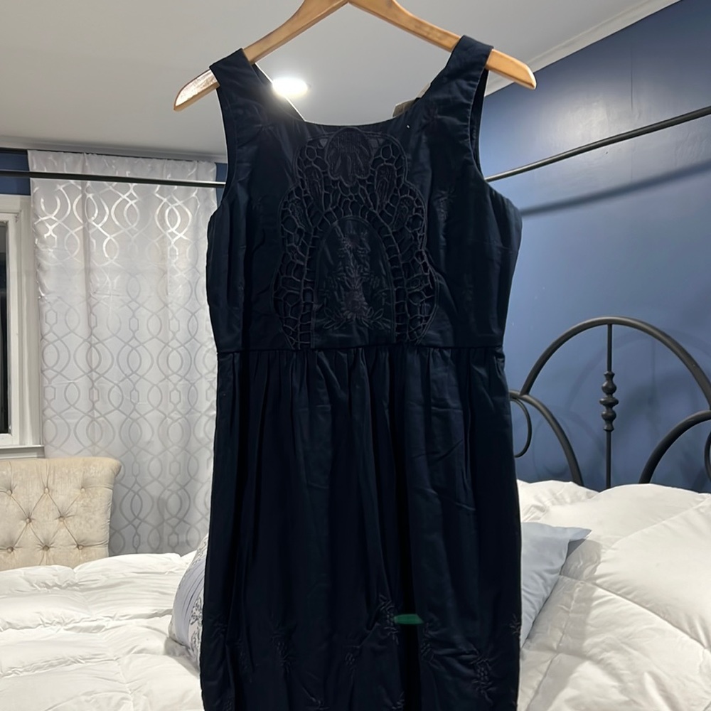 Navy blue sundress